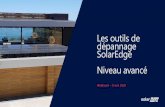 Les outils de dépannage SolarEdge Niveau avancé