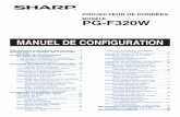 MODÈLE PG-F320W MANUEL DE CONFIGURATION