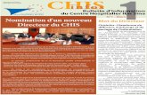 N°1 - Mars 2007 Nomination d'un nouveau Directeur du CHIS ...