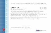 UIT-T Rec. E.802 (02/2007) Cadre et méthode de ...