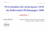 Présentation des principaux GER du Référentiel Pédologique ...