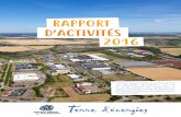 RAPPORT D’ACTIVITÉS 2016 - Le District Urbain de ...