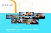 Formation à la Langue des Signes Française (LSF)