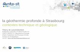 la géothermie profonde à Strasbourg