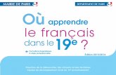 Où apprendre le français 19 - Paris