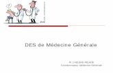 DES de Médecine Générale - eCursus