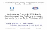 Application en France de l’EC8 dans le dimensionnement des ...