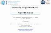 Bases de Programmation I Algorithmique