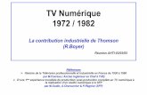 TV Numérique 1972 / 1982