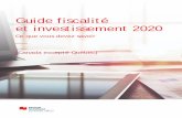 Guide fiscalité et investissement 2020 - BNCD