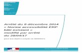 Arrêté du 8 décembre 2014 « Norme accessibilité ERP bâti ...