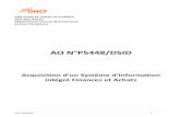 AO N°P5448/DSID - CCIB