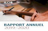 ILOB Rapport Annuel 2019–2020