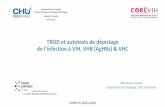 TROD et autotests de dépistage de l‘infetion à VIH, VHB ...