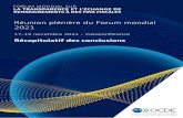 Réunion plénière du Forum mondial 2021 - Conclusions