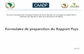 Formulaire de preparation du Rapport Pays - AU