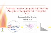 Introduction aux analyses multivariées Analyse en ...