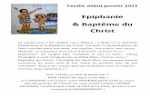 Epiphanie & Baptême du Christ
