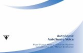 AutoSense & AutoSense Voice AutoSense AutoSense Voice