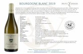 Bourgogne blanc Sieur Aubry 2019 - Domaine de Mont Verrier
