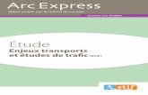 Enjeux transports et études de trafic