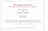 Programme Lettres modernes (L1) - Université de Toulouse ...
