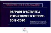 RAPPORT D’ACTIVITÉ & PERSPECTIVES D’ACTIONS 2019-2020