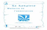 LE LANGLOIS - DECEMBRE 2011 - Familles Langlois