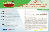 Nouvelle-A La Lettre d’inFormation en nouVeLLe-aQuitaine