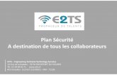 Plan Sécurité - E2TS
