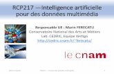 RCP217 Intelligence artificielle pour des données multimédia