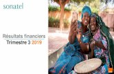 Résultats financiers Trimestre 3 2019 - BRVM