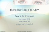 Introduction à la CNV