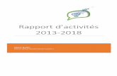 Rapport d’activités 2013-2018