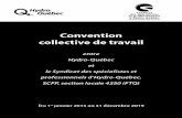 CONVENTION COLLECTIVE DE TRAVAIL - Hydro-Quebec
