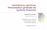 Introduction générale Présentation générale du système ...