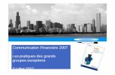 Communication Financière 2007 Les pratiques des grands ...