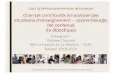 Enseignant : Philippe Clauzard MCF Université de La ...
