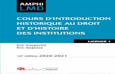 Cours d'introduction historique au droit et d'histoire des ...