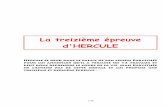 La treizième épreuve d'HERCULE - Ecole Eugène Allanic