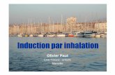 Induction par inhalation