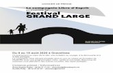 La compagnie Libre d'Esprit présente le Festival GRAND LARGE