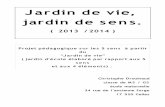 Jardin de vie, jardin de sens. - Académie de Poitiers