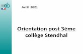 Orientation post 3ème collège Stendhal