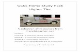 French Y11 GCSE French Home Study Pack Higher