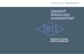 rapport financier semestriel - RATP