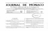 CENT o AArF- iNCRWMF. N° numéro ... - Journal de Monaco