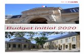 Budget initial 2020