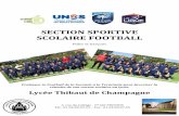 SECTION SPORTIVE SCOLAIRE FOOTBALL - FFF