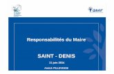 SAINT - DENIS - Association des Maires du Département de ...